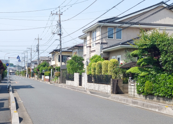 さいたま市の住宅街